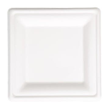 Borden | Composteerbaar Bagasse | 50 Stuks | 261x261mm, Verzenden