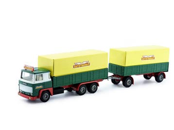 Schaal 1:50 Tekno 80076 Zweden 1980 Scania Tank oplegger..., Ophalen of Verzenden, Gebruikt, Tekno