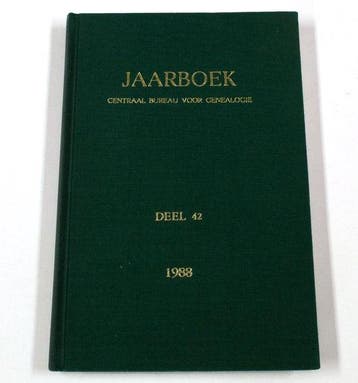 42 Jaarboek centraal bureau voor genealogie, Verzenden, Nieuw