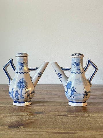 Oliekan (2) - Aardewerk - Oud Hollands decor, Antiek en Kunst