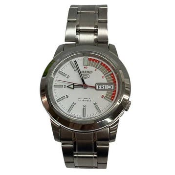 Seiko - Seiko - 5 Racer White Dial - Zonder minimumprijs -