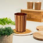 Puur koperen beker flower of life matt - 300 ml - (zware, Ophalen of Verzenden