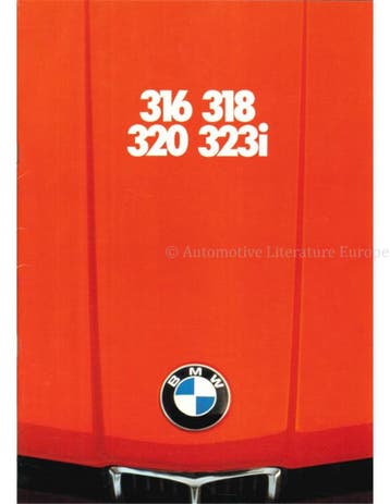 1978 BMW 3 SERIE BROCHURE NEDERLANDS