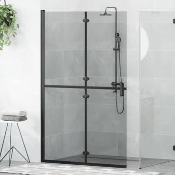 vidaXL Inloopdouche wand Zwart 120 x 6,5 x 190 cm, Verzenden, Nieuw
