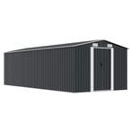 vidaXL Tuinschuur 257x580x181 cm metaal antracietkleurig, Tuin en Terras, Verzenden, Nieuw