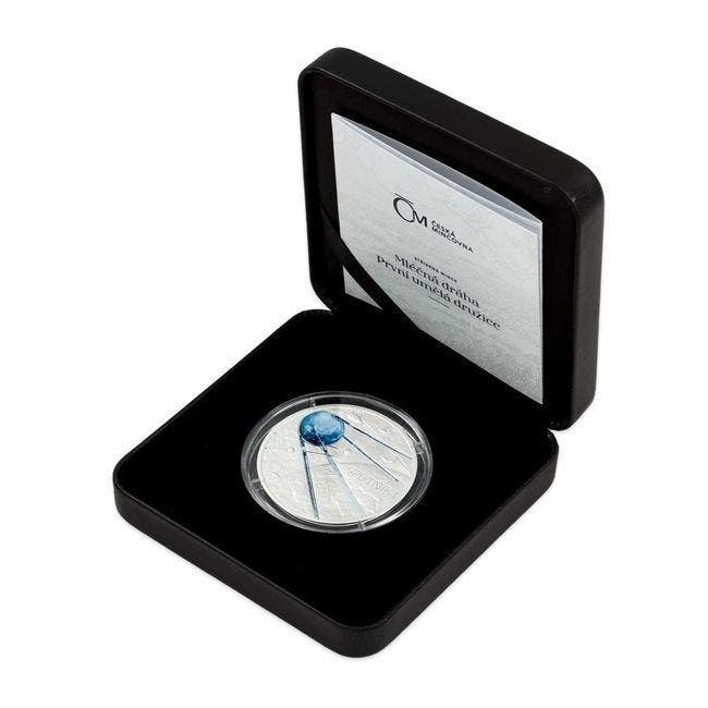 Niue. 1 Dollar 2022 1 oz Milky Way Series Sputnik I, Timbres & Monnaies, Monnaies | Europe | Monnaies non-euro