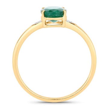 Zonder minimumprijs - Ring - 14 karaat Geel goud - 1.20ct.
