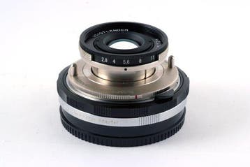 Voigtländer 40mm 2.8 Helion Boxed + Sony E mount adapter