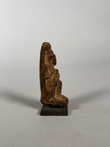 Oud-Egyptisch Terracotta sculptuur - 11 cm