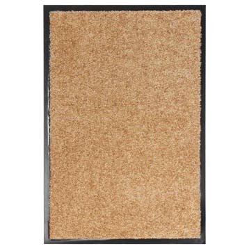 vidaXL Deurmat wasbaar 40x60 cm crème, Verzenden