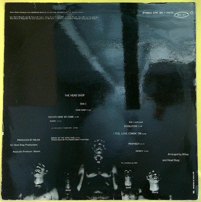 The Head Shop - The Head Shop (Holland 1969 1st pressing LP), Cd's en Dvd's, Vinyl Singles