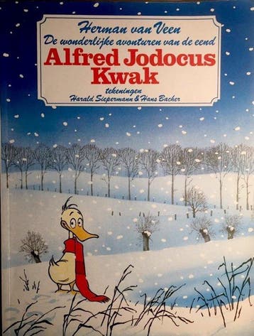 De wonderlijke avonturen van de eend Alfred Jodocus Kwak, Verzenden, Herman van Veen