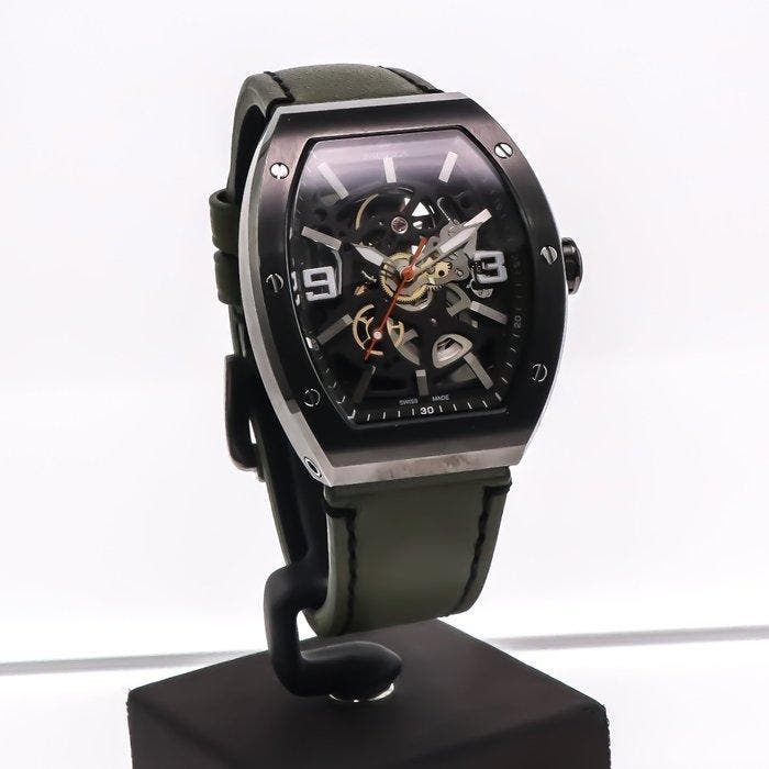 Murex - Skeleton Automatic - MUA662SK-BL-12A - Zonder, Handtassen en Accessoires, Horloges | Heren