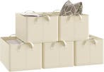 2dekans | Woltu Opvouwbare Opbergdozen Set van 5 - Stof, Huis en Inrichting, Ophalen of Verzenden, Nieuw