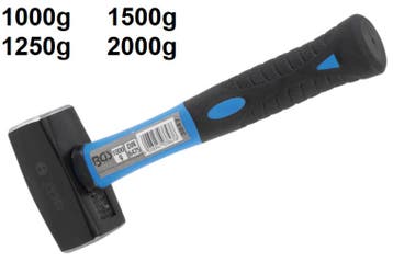 Bgs Technic Glasvezel Steel steen Hamer 1000 g, Verzenden, Nieuw