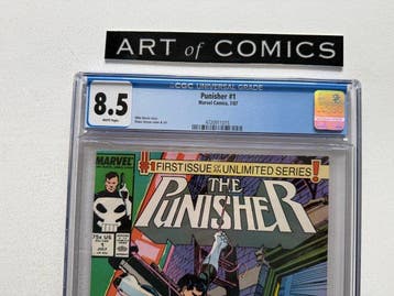 Punisher #1 - CGC 8.5 - 1 Graded comic - Eerste druk - 1987, Nieuw
