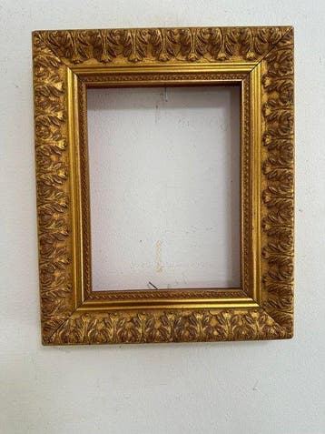 Lijst - Hout, bladgoud - Antieke lijst