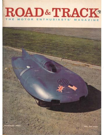 1957 ROAD AND TRACK MAGAZINE NOVEMBER ENGELS, Nieuw