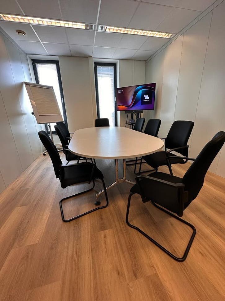 Vergadertafel Van Vitra - Nieuwe bladen - Incl Levering!, Huis en Inrichting, Bureaus, Zo goed als nieuw, In hoogte verstelbaar