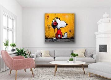 ERIC BRUMETTE - DJ SNOOPY SAVE MY LIFE 11 - Toile L -