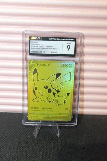 Pokémon - 1 Graded card - Pikachu SWSH145 Promo card, Foil -
