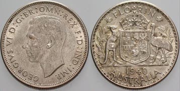 Florin 1940 Australien Georg Vi 1936-1952, Verzenden