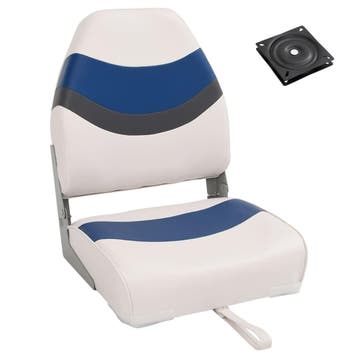 vidaXL 2-delige Bootstoelenset met hoge rugleuning, Sports nautiques & Bateaux, Accessoires navigation, Verzenden