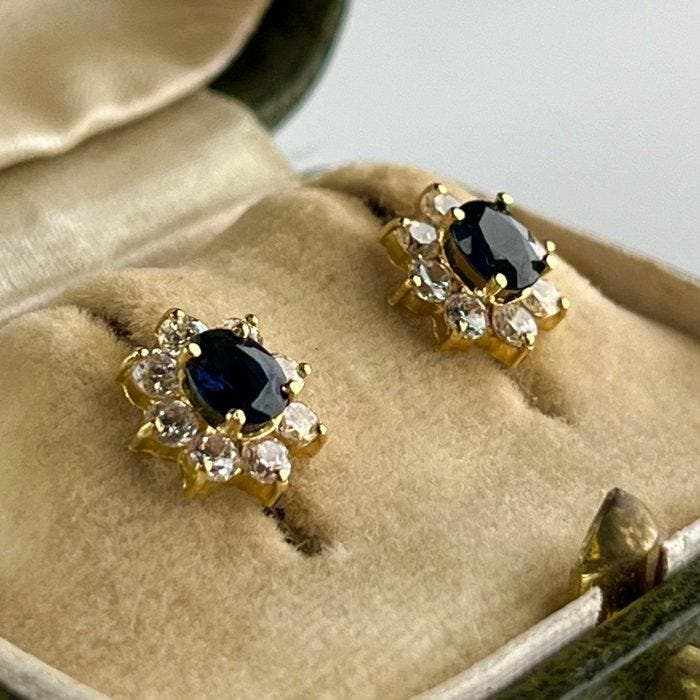 Zonder minimumprijs - Oorbellen - 18 karaat Geel goud -, Bijoux, Sacs & Beauté, Boucles d'oreilles