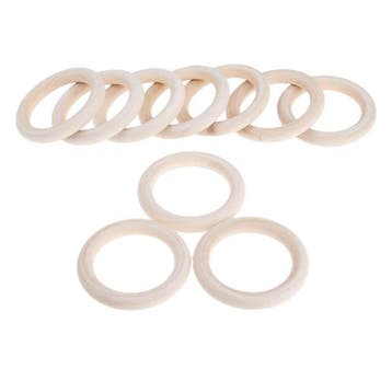 20x 3cm Houten Ring, Verzamelen, Verzenden, Nieuw