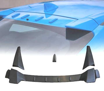 AILERON SPOILER HONDA CIVIC 16-20 LOOK TYPE R, Autos : Pièces & Accessoires, Carrosserie & Tôlerie, Verzenden