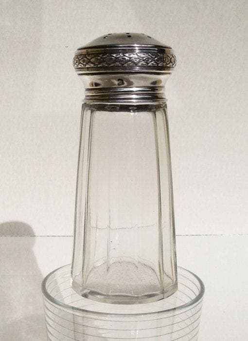 French 950 Silver Sugar Caster - Charles Barrier - Paris, Antiek en Kunst, Antiek | Zilver en Goud