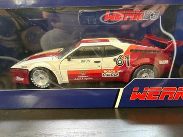WERK83 1:18 - Modelauto - BMW M1 Procar - W Brun bestuurder, Nieuw