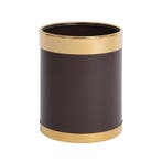 Afvalbak | Metaal (Bruin/Goud) | 10.2L | Open |, Verzenden