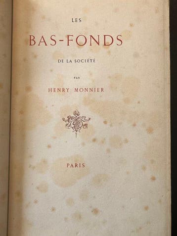 Henry Monnier; Geo. Bonneron; Adolphe Guillot - Bas-fonds &