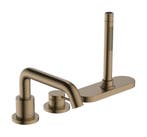 Hansgrohe Tecturis S 3-gats ééngreeps badrandmengkraan met, Ophalen of Verzenden, Nieuw, Chroom, Kraan