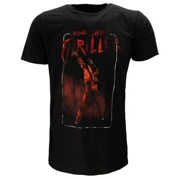 Michael Jackson Thriller White Red Suit T-Shirt, Nieuw