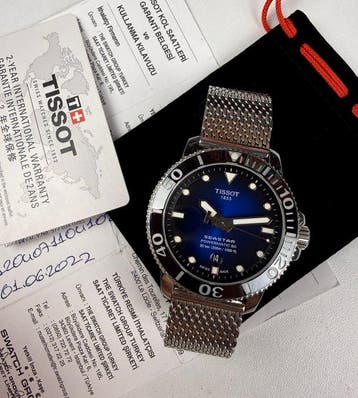 Tissot - Seastar Powermatic 80 Diver Automatic 300 MT. -