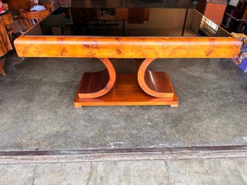 Tafel - Wortelnotenhout - Art Deco