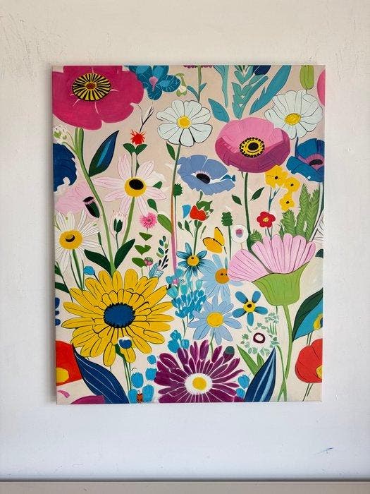 Katharina Husslein - A kiss beneath the blossoms, Antiek en Kunst, Kunst | Designobjecten