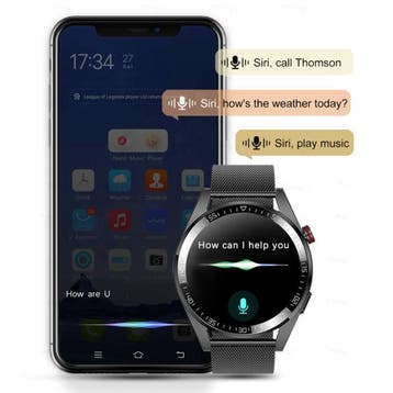 Smartwatch met Bloeddrukmeter en Zuurstofmeter - Fitness, Verzenden, Nieuw, SACOSDING