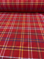 Tartan van katoenmix, geverfd in draad, dubbelzijdig, met