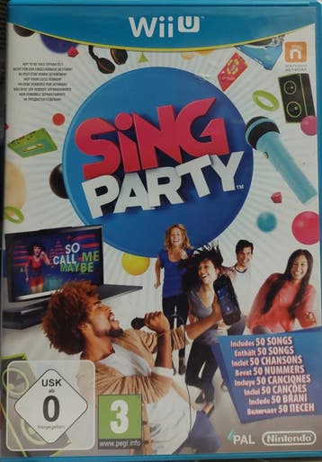 Sing party game only (Nintendo Wii U used game), Ophalen of Verzenden