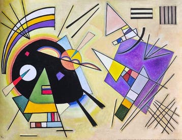 Wassily Kandinsky (1866-1944) (after) - Black and Violet,, Antiek en Kunst