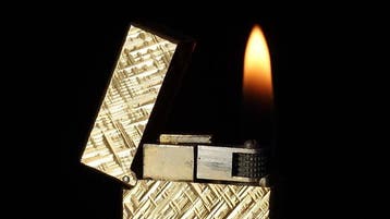 Dunill - Florentine Pattern Rollagas Lighter - Zonder, Nieuw