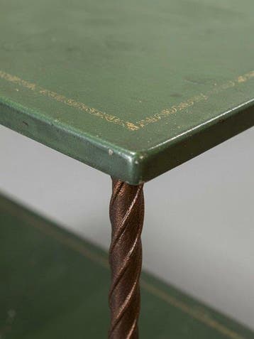 Serveerwagen - Smeedijzeren serveerwagen met twee niveaus,, Antiek en Kunst, Curiosa en Brocante