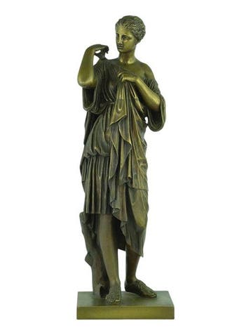 sculptuur, Diana of Gabii - Antique Art - 50 cm - Brons, Antiek en Kunst