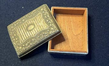 Sugawara - Doos - Verzilverd, Hout - verzilverd, Antiek en Kunst