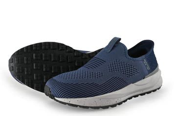 Skechers Instappers in maat 40 Blauw, Verzenden, Overige typen