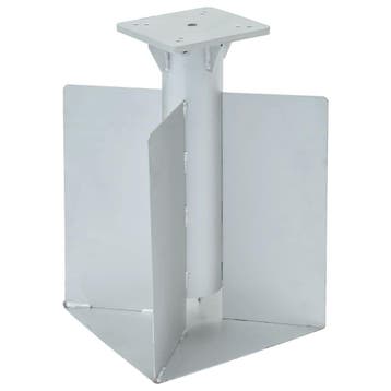 vidaXL Parasolvoet voor in de grond 27,5x27,5x45 cm staal, Verzenden