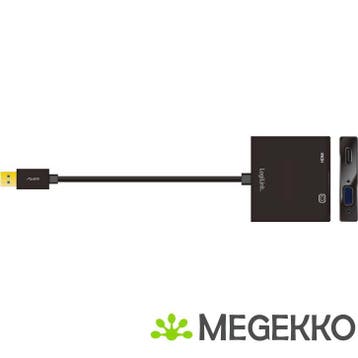 LogiLink UA0234 USB naar HDMI/VGA video adapter, Verzenden, Nieuw